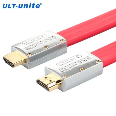 China COMPUTER ULT-Unite High Quality Flat 4K HDMI to Ethernet High Speed Cable for TV Box for sale