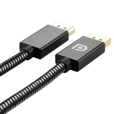 China COMPUTER ULT-Unite Amazon Best Seller 2m 4K@60Hz Black Braided Display Port to DisplayPort Cable for sale