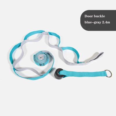 China Non-elastic style Door buckle style Yoga open shoulder yoga style auxiliary elastic back elastic band elastic band for sale