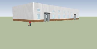China High Strength Light Steel Structure Workshop for Warehouse for sale