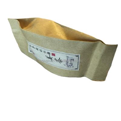 China Disposable Tea Pack Kraft Paper Bag Heat Seal Brown Kraft Paper Sachet for sale
