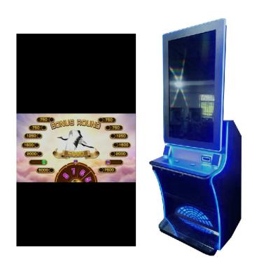 China Lucky Lion Video Coin Pusher Slot Game Bingo 1/2 Players Cabinet Table for sale