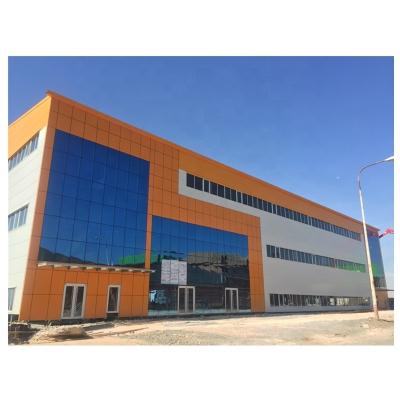 China Hangar Plant Steel Structure Warehouse Prefabricated Construction Steel Frame Metal Structure Warehouse for sale