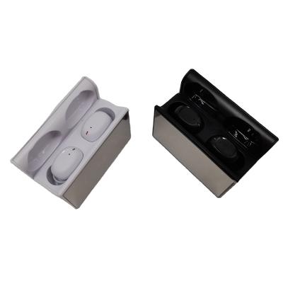 China New Type-c mobile left earbuds with radio for mobile phone laptop with 1500mAh mirror charging box for sale