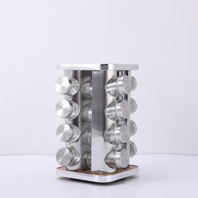 China Stored Spinning Spice Rack, 16-Jar Spice Organizer, Countertop Spice Rack Tower for sale