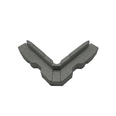 China Modern Door Window Accessories Cast Aluminum Corner Piece Frame Corner Code Connector for sale
