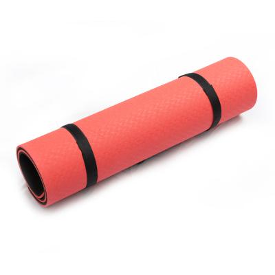 China 2022 Custom Private Label Matt Fitness Tpe Yoga Mat Printing 6mm Gymnastics Mat With High Quality for sale