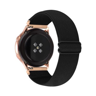 China Band 20mm Nylon Material Adjustable Elastic Band Compatible with Samsung Galaxy Watch 2/Galaxy Active Band and Apple Watch Nylon for sale