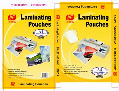 China A4 A3 60mic 70mic 75MIC 80MIC 100MIC 125MIC 150mic 175mic 200 mic 250 mic laminating pouch film lamination pouches for sale