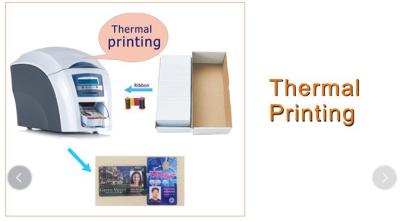 China PLASTIC WHITE BLANK THERMAL PRINTING PVC ID CARD with coated film FOR Zebra/Evolis/Fargo/Thermal Printer from China for sale