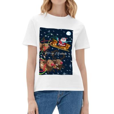 China Anti-Static Customized Logo Printed Blank Tshirts Wholesale 100% Cotton Summer Casual Adults Knitted Plain Women Printing Embro T Shirts for sale