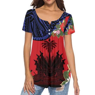 China Anti-pilling New Arrival Lady Hot Selling Clothing Wholesale Custom Factory Floral Print Shirt Women's Top Blouses & Shirts for sale