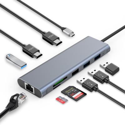 中国 Type C Usb Multi Port Hub USB Type-C アダプタ 搭載 USB 3.0 ポートと RU6A-H2 販売のため