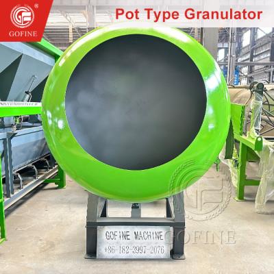 China Chicken Manure Compost Pan Type Fertilizer Pellet Machine for sale