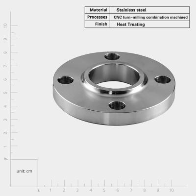 Китай Customizable Precision Prototype Machining High-pressure Stainless Steel Neck Flat Welding Flange продается
