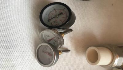 China Forged Temperture Meter Handle 2 Inch Brass Ball Valve Manifold for sale
