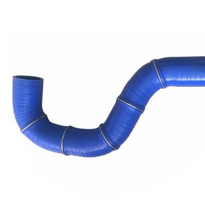 China Tubos de borracha de acoplamento de silicone para máquinas de engenharia 45/90/135 graus Cotovelo à venda