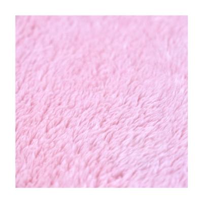 China Factory Sale Anti-static Warm Arctic Velvet Cloth Fabric 100% Polyester Knitted Pile Wool for sale