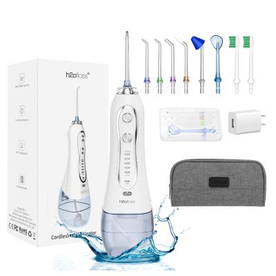 China líquido de limpeza ultrassônico dos dentes 2500mah com água, água Handheld Flosser de 5 modos à venda