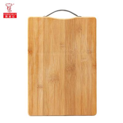 China Bamboo Chopping Board Stocked Eco Friendly Natural Wooden Double Side Kitchen for sale