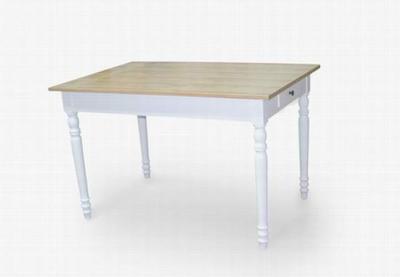 China New House Furniture Of The Solid Wood And MDF Made Dining Table 150 or 120 x 80 x 70 CM for sale