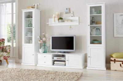 China Vertical Wooden Bathroom Vanities White High Storage Cabinet Set 340 x 300 x 1850 mm for sale