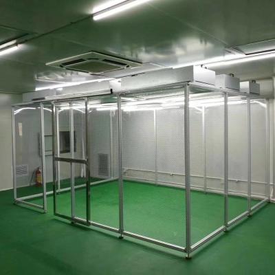 China Classe 100-10000 Gmp Sala limpa modular Industrial Portavel Sala livre de poeira personalizada à venda