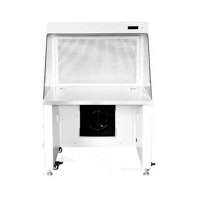 China Small Desktop Vertical Laminar Airflow Hood Portable Laminar Flow Clean Bench for sale