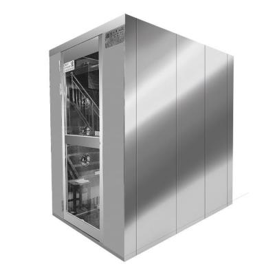 China Dual-Person Air Shower | 201 Stainless Steel & Energy-Saving Design | ISO-Certified for Pharma Labs for sale