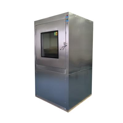 China Laag geluid Air Douche Pass Box E-Interlock & 201 roestvrij 960x890x1690mm Compact Te koop