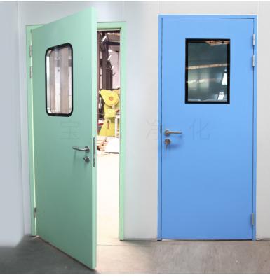 China Portas de aço Premium Cleanroom. Design higiénico, tamanhos personalizados e selo hermético. Certificado ISO. à venda
