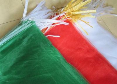 China Pp. gesponnene industrielle Masche sackt recyclebare, rote/orange/grüne Farbe 30kg 40kg ein zu verkaufen