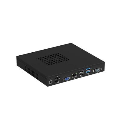 China 8K 3*Display Mini Gaming PC Intel Core I3 6100 I5 8400 I7 9700 Dual LAN RS232 Linux Business With FAN And Customizable for sale