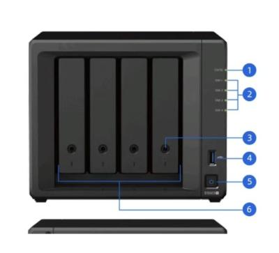 China Brand New DiskStation DS923+ 4TB New Stock High Performance USB Interface Storage Platform with Processor in Stock for sale