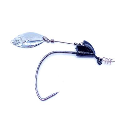 China Factory Price Wholesale High Speed Feed Crank Hook Sequin with Feed Crank Hook Fishing Gear with Spoon for sale