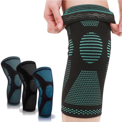 China Adult Speed Elastic Patella Gym Kneepad Sports Fitness Sports Knee Pad Basketball Volleyball Tennis Knee Brace Support 1PC for sale