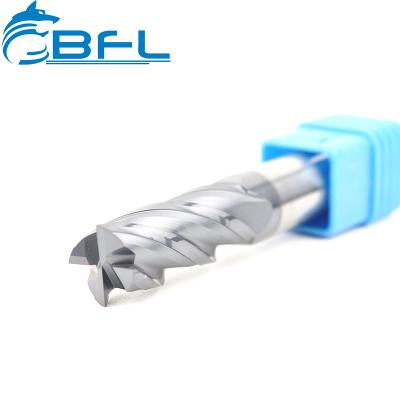 China BFL Cutting CNC 4F High Speed Solid Carbide Lathe Bits Milling Cutter for sale