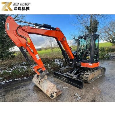 China Horário de trabalho 2001-4000 Backdigger 5.5Ton Usado Hitachi Zaxis 55 Excavator ZX55U 2016 à venda