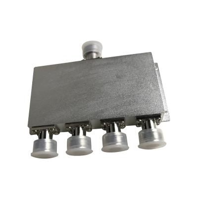 China Aluminum 800-3000Mhz 4way rf microstrip line power splitter splitter manufacturer for sale