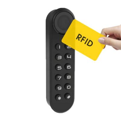 China 0-9 Contraseña digital RFID Cerradura de gabinete para puertas de madera Red de dientes azules de Polymath en venta