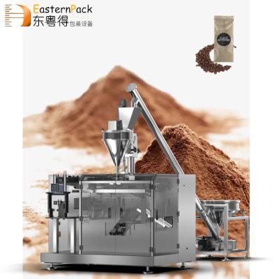 China Beverage Pouch Sealing Doypack Powder Filling Packing Premade Zipper Giving Bag Packaging Machine for sale