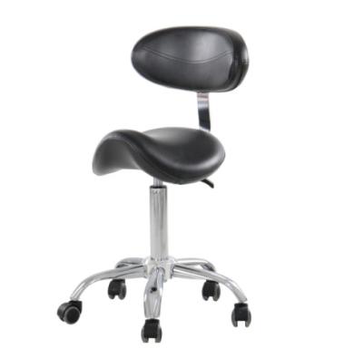 China Modern new design hydraulic rod stool with heavy backrest salon stool for medical massage beauty home office clinic for sale