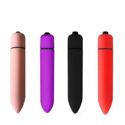 China Powerful Vibrating 10 Modes Bullet Vibrator Toy 10 Speed Dildo Massager Sex Toys for sale