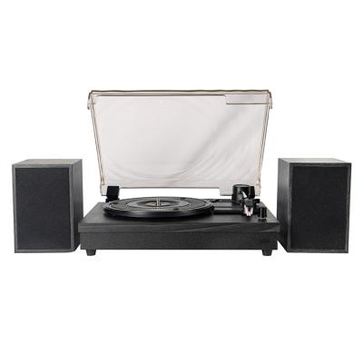 China Lp Vinyl Records Vinyl Record Player 3 Speed With Extra 2 In Stereo Speakers Replacement Needle Turntable Portable Vinyl LP Record Player for sale