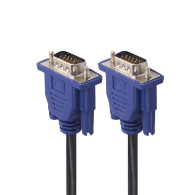 China PC Computer Monitor VGA-naar-VGA-kabel 1,5 m met stalen geleider en verguld Te koop
