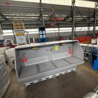 China Hot Selling Metal Grinding Dust Collector Downward Suction Workbench Polishing Table for sale