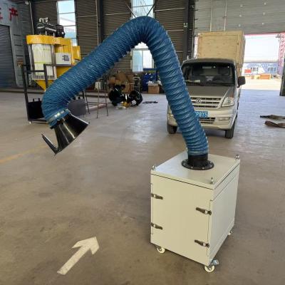China Industrial Dust Collector Portable Welding Fume Extractor With Suction Arm for sale