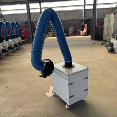 China With Arm CE Portable Mobile Welding Fume Smoke Dust Collector Fume Extractor for sale