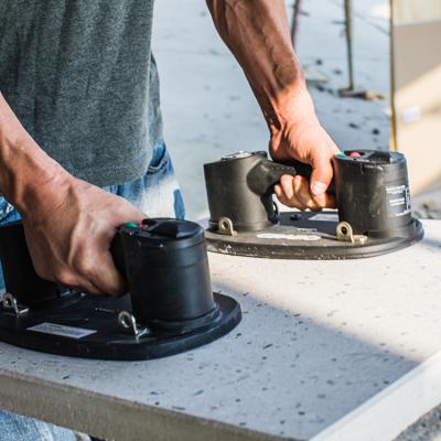 China Manual Supports Multiple Languages Vacuum Suction Cup Carrier Stone Installation And Pave Carrier Tool Quartz Stone Lifter for sale