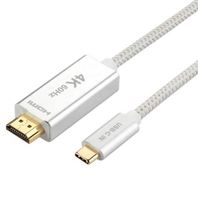 China Factory High Speed Speaker USB-C to HDMI 3m Cable 4K 60Hz 30Hz 1m 2m for HUAWEI SAMSUNG Android to HDTV Type C USB to HDMI Adapter for sale